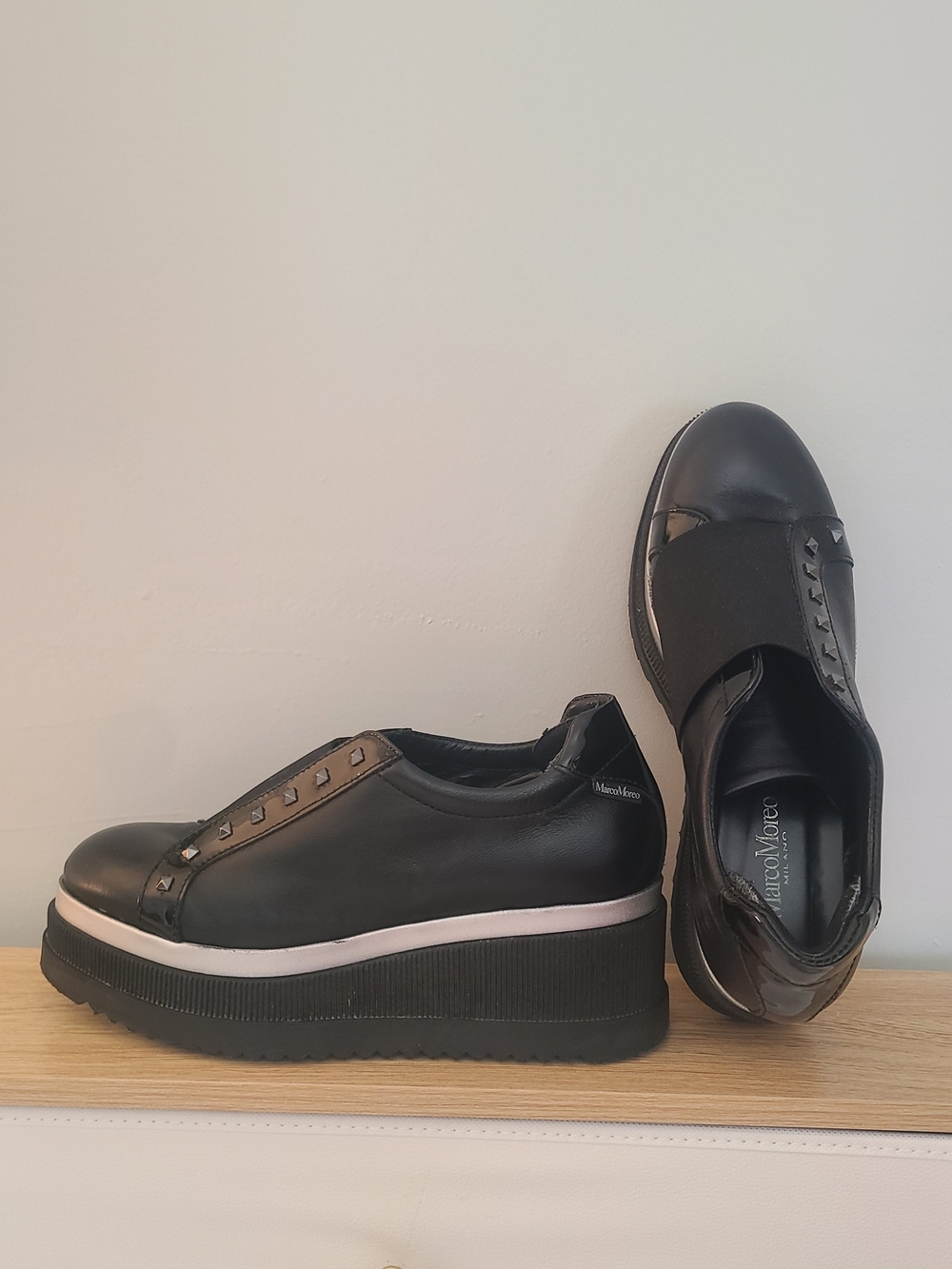 Milano (Marco Moreo) Platform Shoes in Black